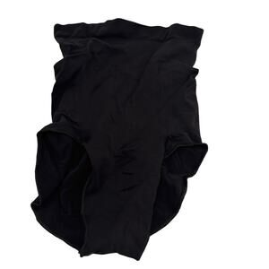 Skims Black Onyx Seamless Sculpt Mid Waist Brief Shapewear Size 2XL